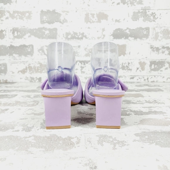 New OPEN EDIT Cava Slide Sandal In Purple Spray A251 - Picture 4 of 11